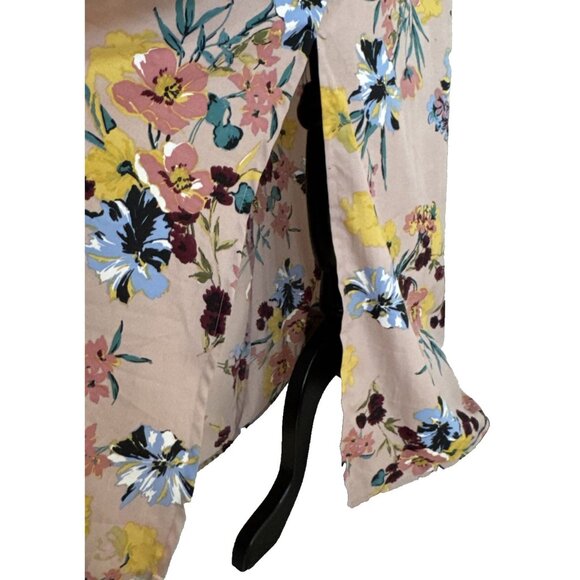 band of The Free Maxi Dress Bustier Smocked Back Mauve Blush pink Size M fairy - Picture 12 of 13